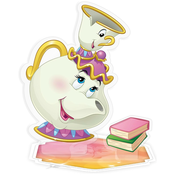 Akrilna figura ABYstyle Disney: The Beauty & the Beast - Chip and Mrs. Potts