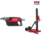 Akumulatorski diamantni vrtalnik MXF DCD150-302C KIT s stojalom MXF DR150