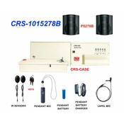OWI Inc. CRS-1015278B Infrared Wireless Microphone & Speaker Package (Black)