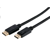 C-Tech DisplayPort 1.2 kabel, 4K@60Hz, M/M, 2 m
