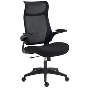 Homestar Pisarna stol 64x65x108-118 cm Črna