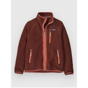 Patagonia Retro Pile Zip Fleece Kids Jacket dried vanilla