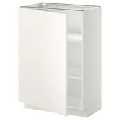 METOD Podni element s policama, bela/Veddinge bela, 60x37 cm