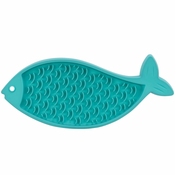 Trixie LicknSnack fish - podloga za počasno hranjenje - turkizna 28 cm