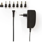 NEDIS ACPA003 Universal AC Power Adapter 24W, 9-24V DC 1.80m 1.0-1.5A 6plug(s) Black