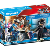Playmobil Policist s kolesom in roparjem 70573 - City Action
