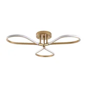 Opviq Luster Metalni, 68x14x68cm, Zlatni