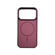 Silikonska futrola Magsafe Chrome Iphone 18 Pro/17 Pro Cherry Red