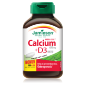 Jamieson Mega Calcium + D3, 120 tablet