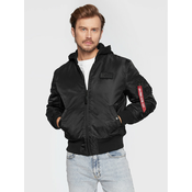 ALPHA INDUSTRIES Prehodna jakna MA-1 ZH, črna