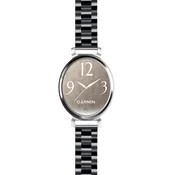 INF Združljiv s Garmin Lily 2 - 14 mm jekleni pašček za uro s tremi perlami Black, (5000090573)