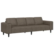 Kauc za dnevni boravak Tamno siva 250 x 77 x 76 cm
