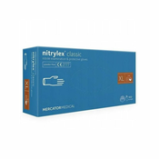 shumee Nitrilne rokavice XL modre Mercator Nitrylex Classic 100 kosov