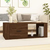 Stolic za kavu boja hrasta 100x50,5x35 cm konstruirano drvo