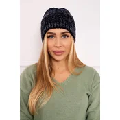 marka niezdefiniowana Cap with fleece Melisa K241 black+navy blue