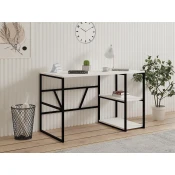 Hanah home Radni sto 120x74x60cm Beli