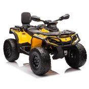 RAMIZ Licencirani 2-sedežni ATV štirikolesnik Can-Am Outlander 4x4 rumena
