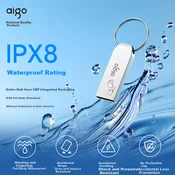 Aigo USB Flash memorija U268, 16GB, USB 2.0, Srebrne boje