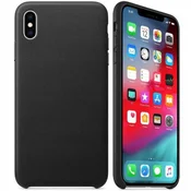 HURTEL Ovitek iz ECO usnja za iPhone 12 Pro Max - črn