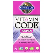 Garden of life Vitamin Code Women (multivitamin za ženske) - 120 rastlinskih kapsul