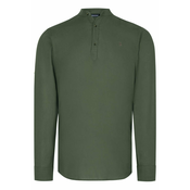 G783 DEWBERRY JUDGE COLLAR MENS SHIRT-KHAKI