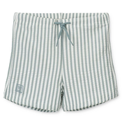 liewood® djecji kupaci kostim otto seersucker stripe sea blue/white