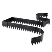 VEVOR Robnik za vrt 1016x203x1 mm črne barve