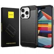 Spacecase OVITEK SPACECASE CARBON ZA IPHONE 15 PRO ZAŠČITNI OVITEK ČRN, (21964534)