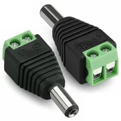 Rosfix Vtičnica CCTV 5,5mm/2,1mm/Moški, (21656664)