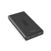 SBS Prenosna baterija 10000 mAh 20W Power Delivery črne barve