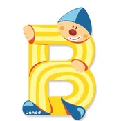 Janod Drveno slovo B ljepljivo 9 cm