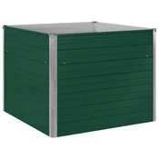 Vidaxl Dvignjeno Vrtno Korito 100x100x77 cm Pocinkano Jeklo