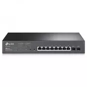 TP-LINK TP-Link Desktop switch, 8 ports 10/100 Mb/s PoE+, 3 ports gigabit (TL-SG2210MP)