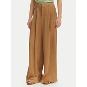 Iconique Palazzo hlače Harper IC26-014 Svetlo rjava Wide Leg