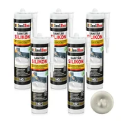 IsolBau Sanitarni silikon Manhattan Sanitär Silikon 5 x 300ml