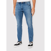 Wrangler Jeans hlače Larston W18SJX21Y 112322663 Modra Slim Tapered Fit