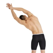 Mens swimsuit arena icons swim jammer solid black/white xl - uk38