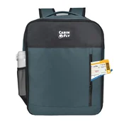CabinFly Pacemaker Ryanair Backpack 40x30x20 cm Wizzair Vueling Transavia Blue Carry-on Cabin Bag Luggage 24 Liters - Black