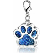 Generic Dog Paw Print Pendant Suitable for Bracelet Necklace Jewelry Making Puppy Puppy Cat Animal Footprint Pendant, (21066455)