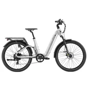 TTGO Električno kolo TTGO E-SUVO, 48 V 15 Ah senzor navora, 27,5” za mestno in terensko vožnjo, srebrno, (5000241799)