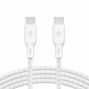 Belkin braided USB-C/USB-C Cable 100W 3m white CAB014bt3MWH