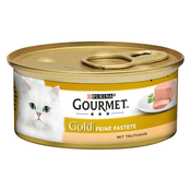 36 + 12 gratis! Gourmet Gold fina pašteta 48x85 g - Puran