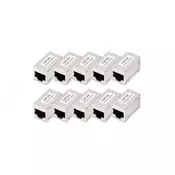 Digitus DN-93905-10 adapter za spremembo spola kabla RJ-45 Srebrna