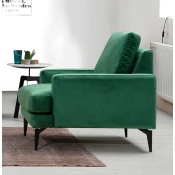 Atelier del Sofa Fotelja Papira 90x88x80cm Zelena