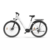 Onesport OneSport OT07 Mestno električno kolo 36V 250W 10,4AH Top 25km/h za ženske, ki se vozijo na delo - Bela, (21559930)