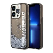 KARL LAGERFELD Maska za telefonHc Liquid Glitter Elong za iPhone 13 Pro Max 6.7, Crna