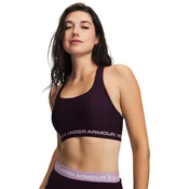 Ženski nedrček Under Armour Crossback Mid Bra Purple Echo/Mauve Pink XL