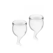 Menstrualne casice Feel Secure Menstrual Cup Clear