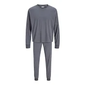 JACK & JONES Obleka za doma JACSOLID temno siva