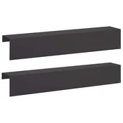 vidaXL Pokrivni profil za vrtno obrobo 2 kos 100 x 15 x 15 cm Jeklo